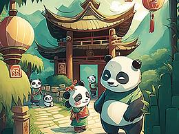 熊貓/ai畫(huà)生成