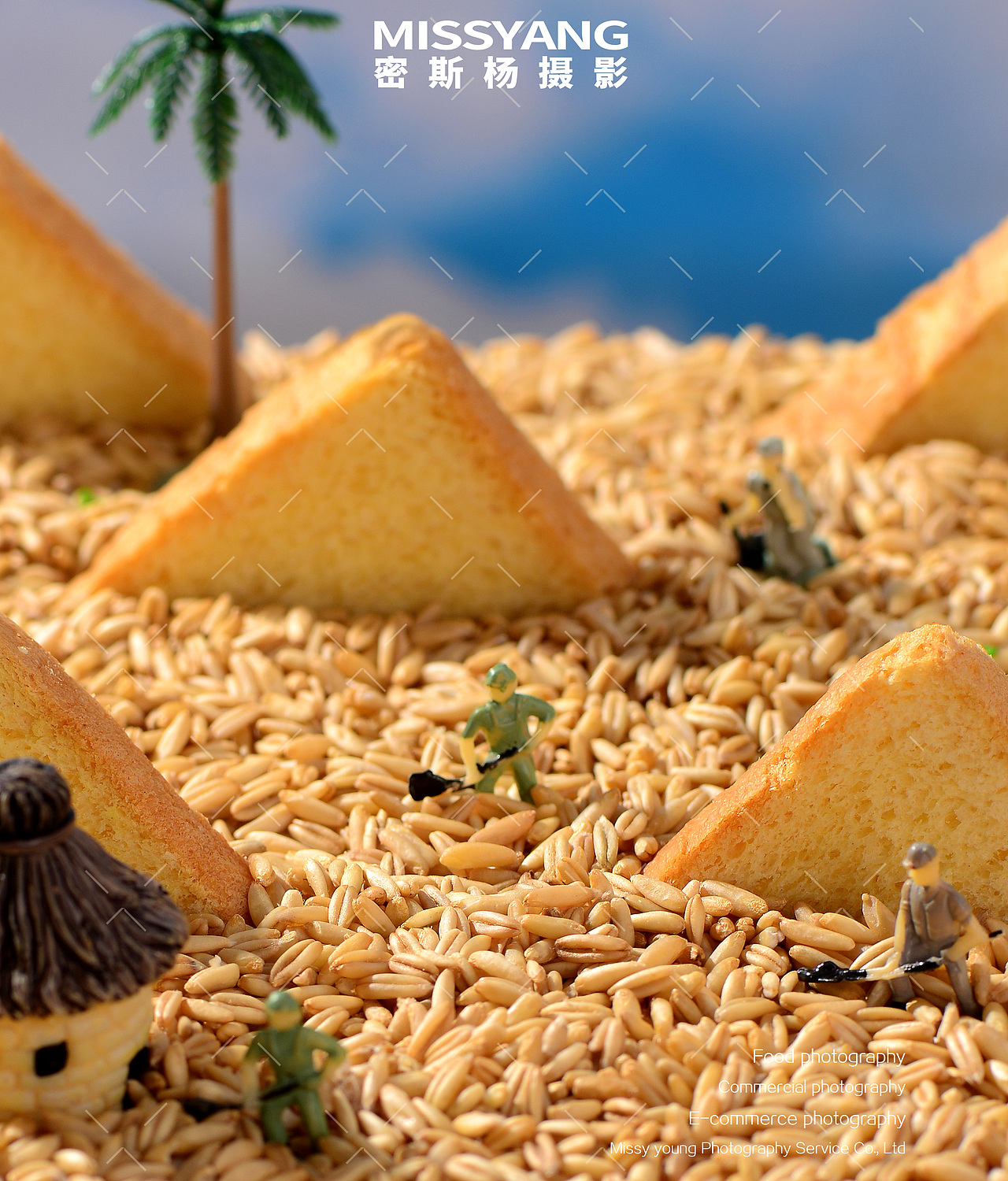 面包零食合集|吐司月饼冰淇淋甜点饼干蛋糕|美食摄影