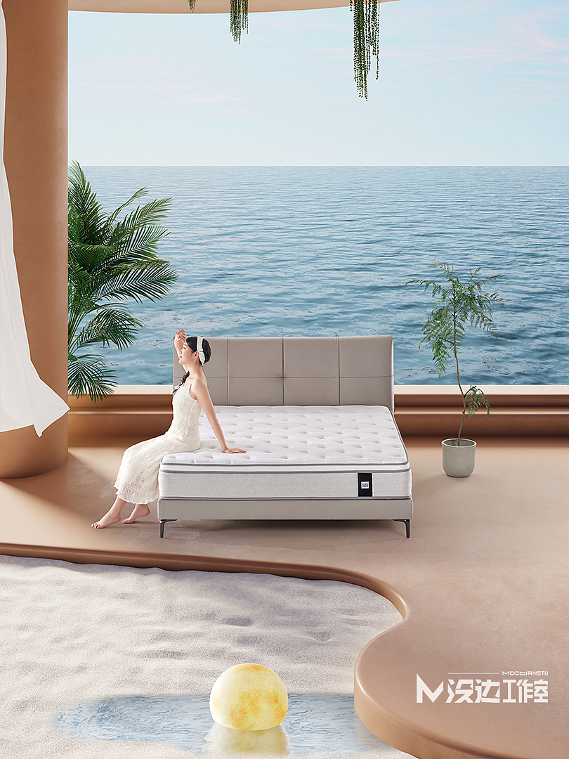 床垫拍摄 枕头摄影|顾家家居慵懒沙洲