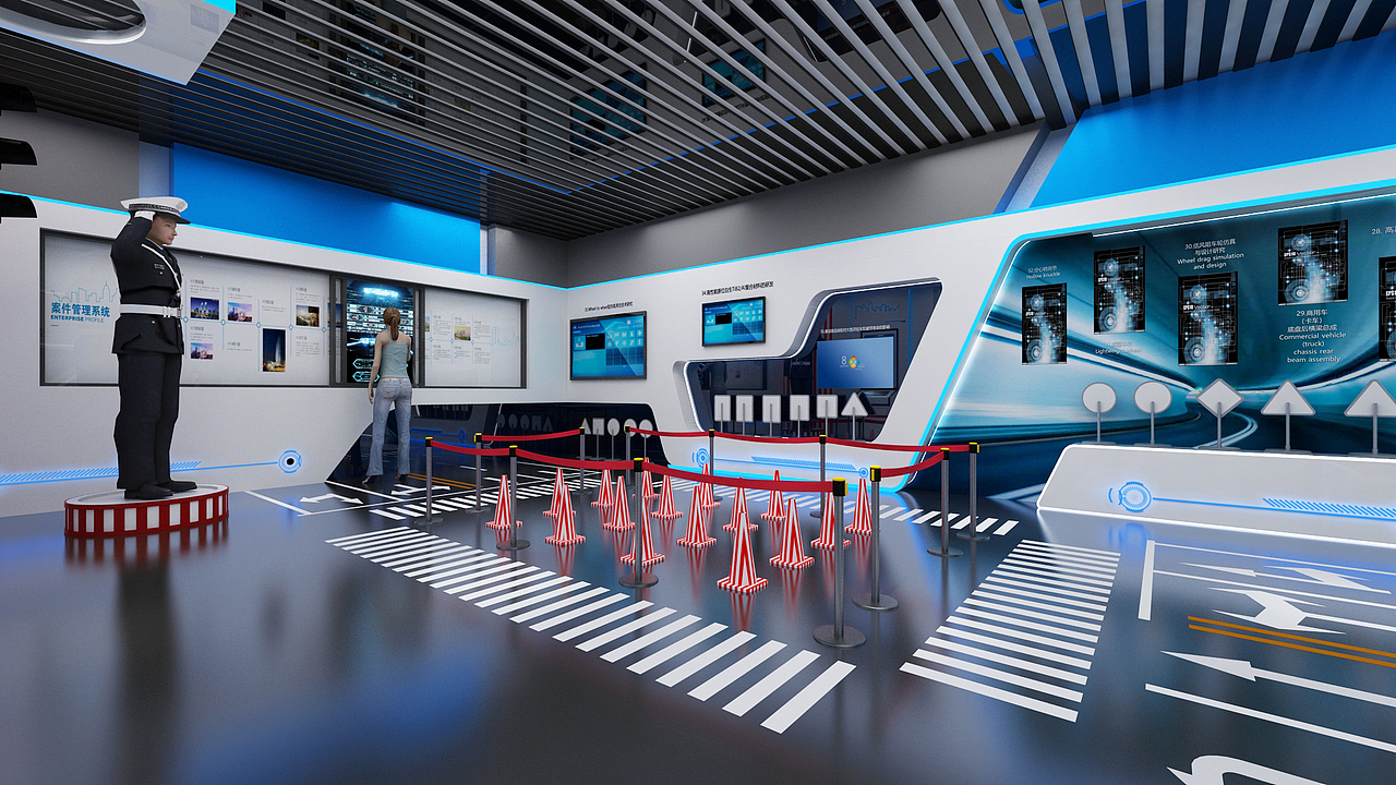 交通体验馆效果图设计方案