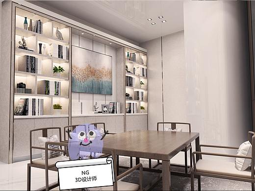 港务集团工装室内设计3D效果图