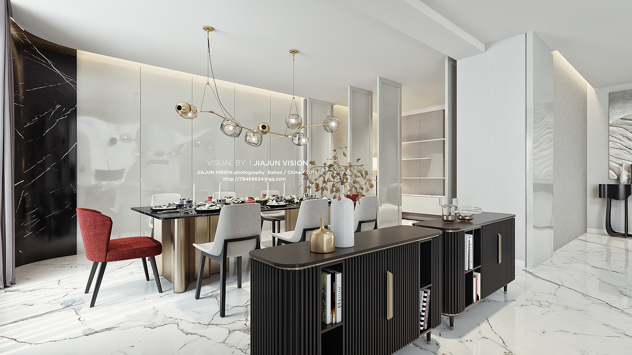 现代轻奢别墅效果图表现（图ZMTI5OTk4Mjk2） - 建筑/空间 - 站酷设计师蟹老板丶原创素材 - 站酷ZCOOL