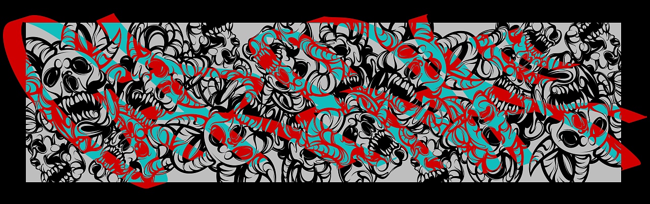 #骷髏壁紙@GRENA（圖ZMjI3MDQ4OTQw） - 商業(yè)插畫 - 站酷設(shè)計師插畫師GRENA原創(chuàng)素材 - 站酷ZCOOL