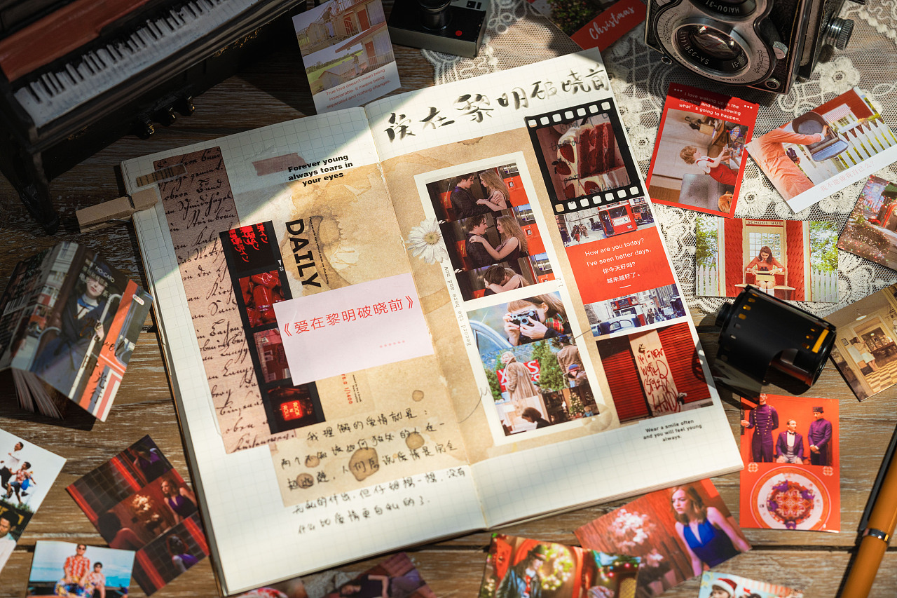 产品摄影 | 文创系列电影主题手帐素材贴纸