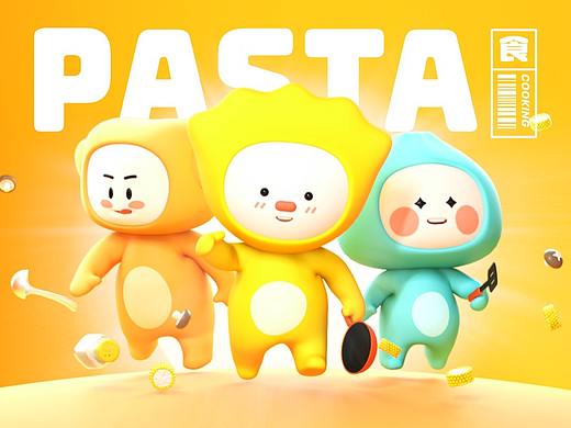 卡通IP形象设计 ｜ PASTA  BATTLE