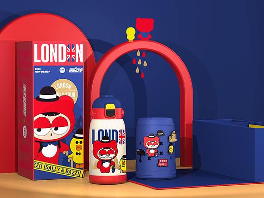 汉仑设计Hoowdesign×line friends水杯设计