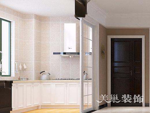 美巢郑州美景麟起城91平三房户型装修现代简约风效果图