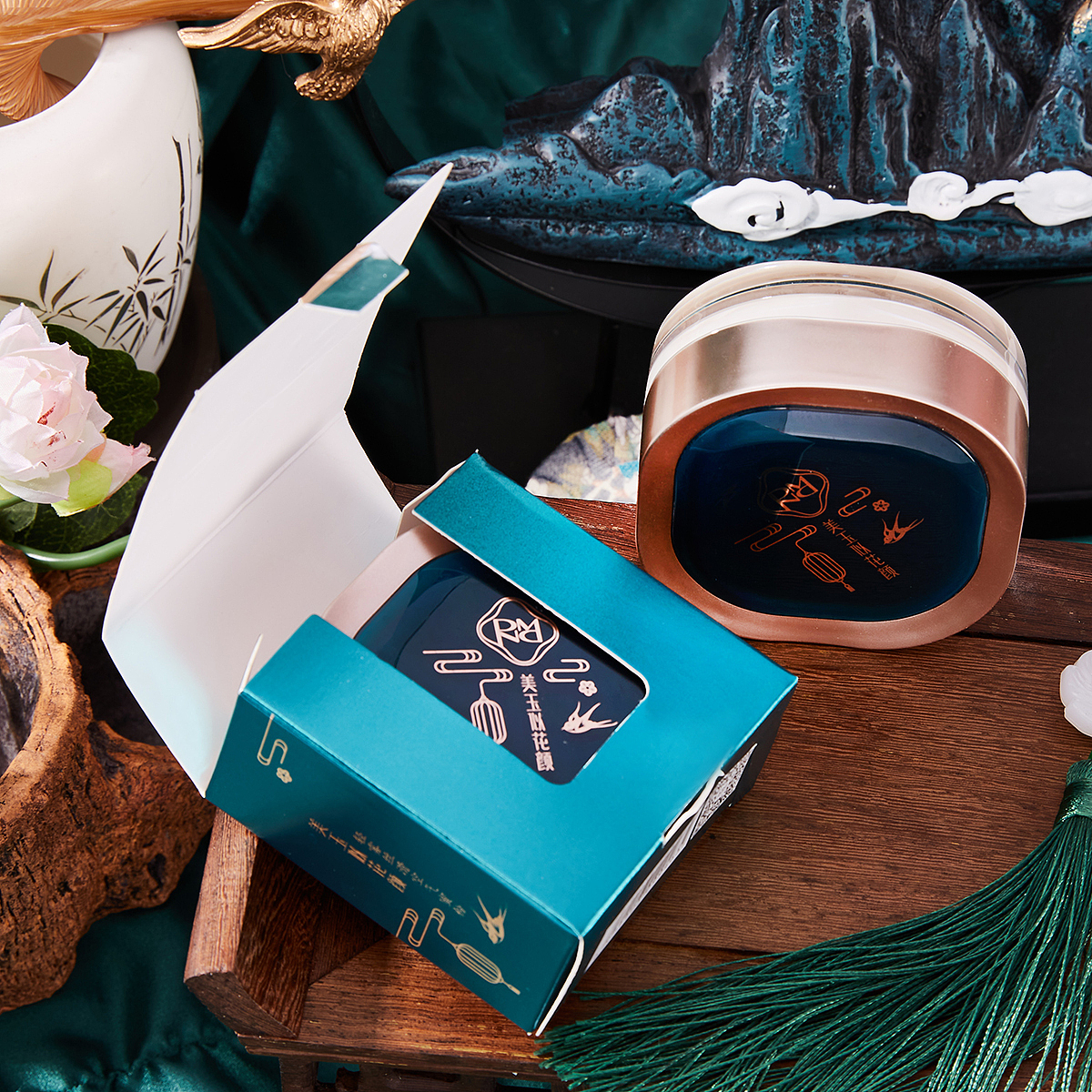 美妆产品拍摄古风散粉（图ZMjcyMTQxODI4） - 产品摄影 - 站酷设计师蓝摄蓝姐姐原创素材 - 站酷ZCOOL