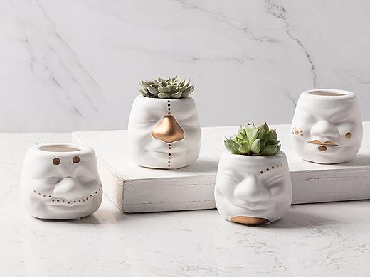 创意多肉小丑花盆