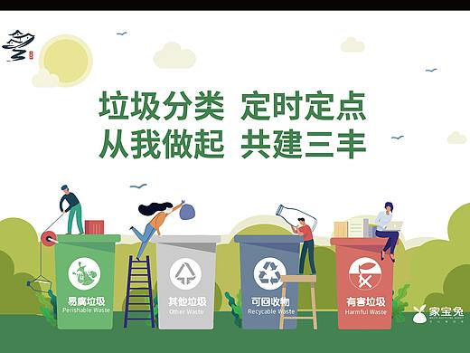 环保垃圾分类宣传栏