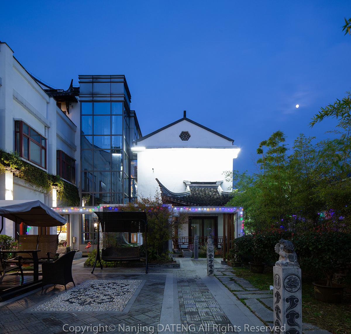 嘉兴西塘民宿酒店 现代与传统建筑 园林摄影 设计 _无限镜像Hinson-站酷ZCOOL