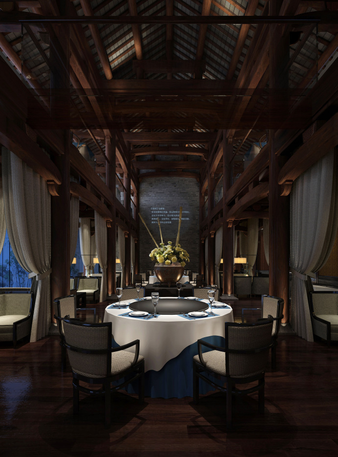 苏园壹号酒楼设计公司-古兰装饰|遵义专业特色酒楼装修设计