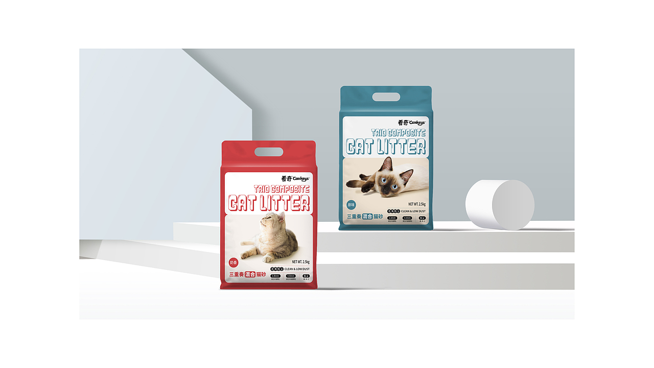 猫砂包装设计（图ZMjcxMDA3MjA0） - 包装 - 站酷设计师luke789原创素材 - 站酷ZCOOL