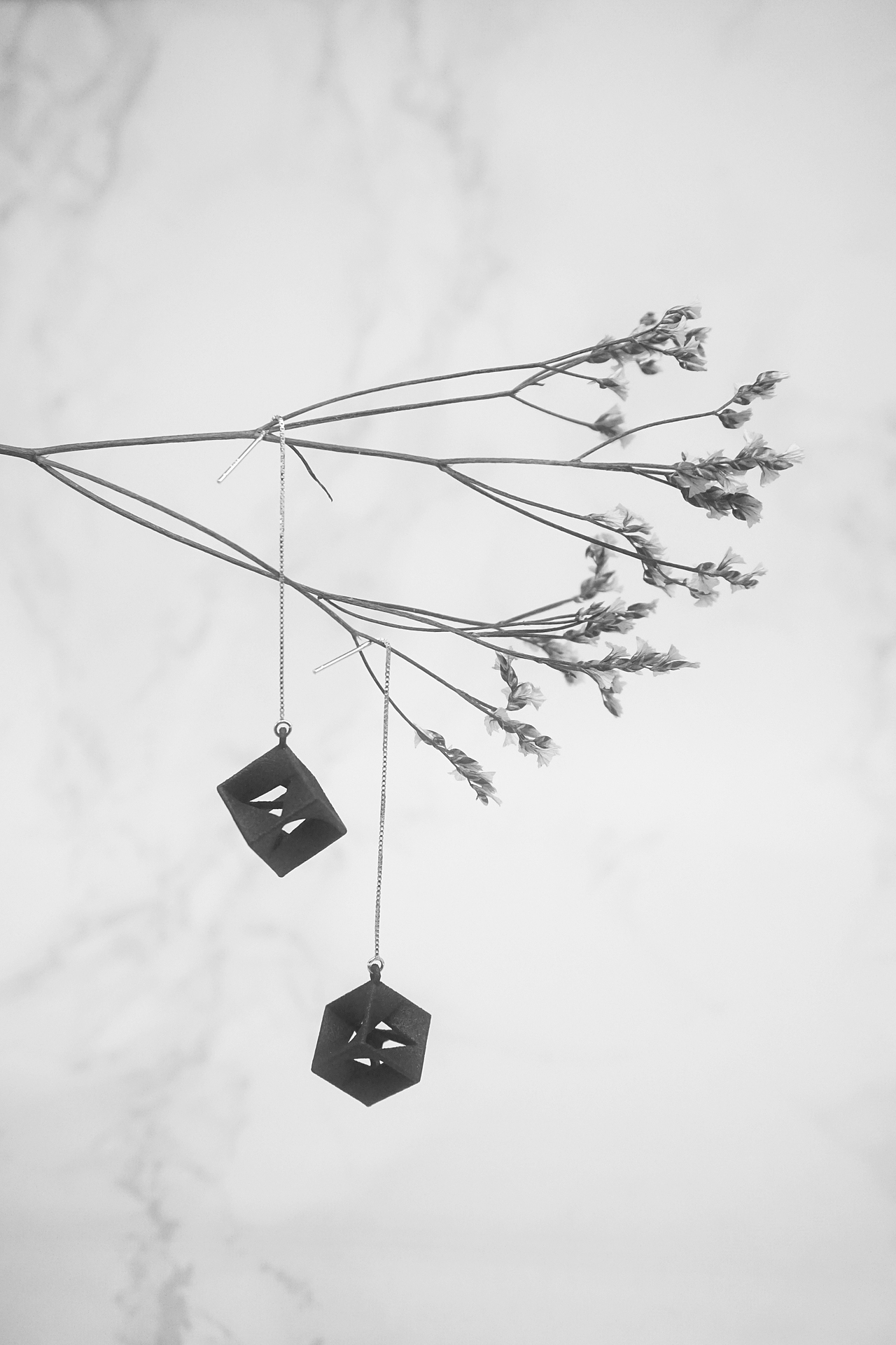 造么作品 | CUBE系列3D打印耳坠