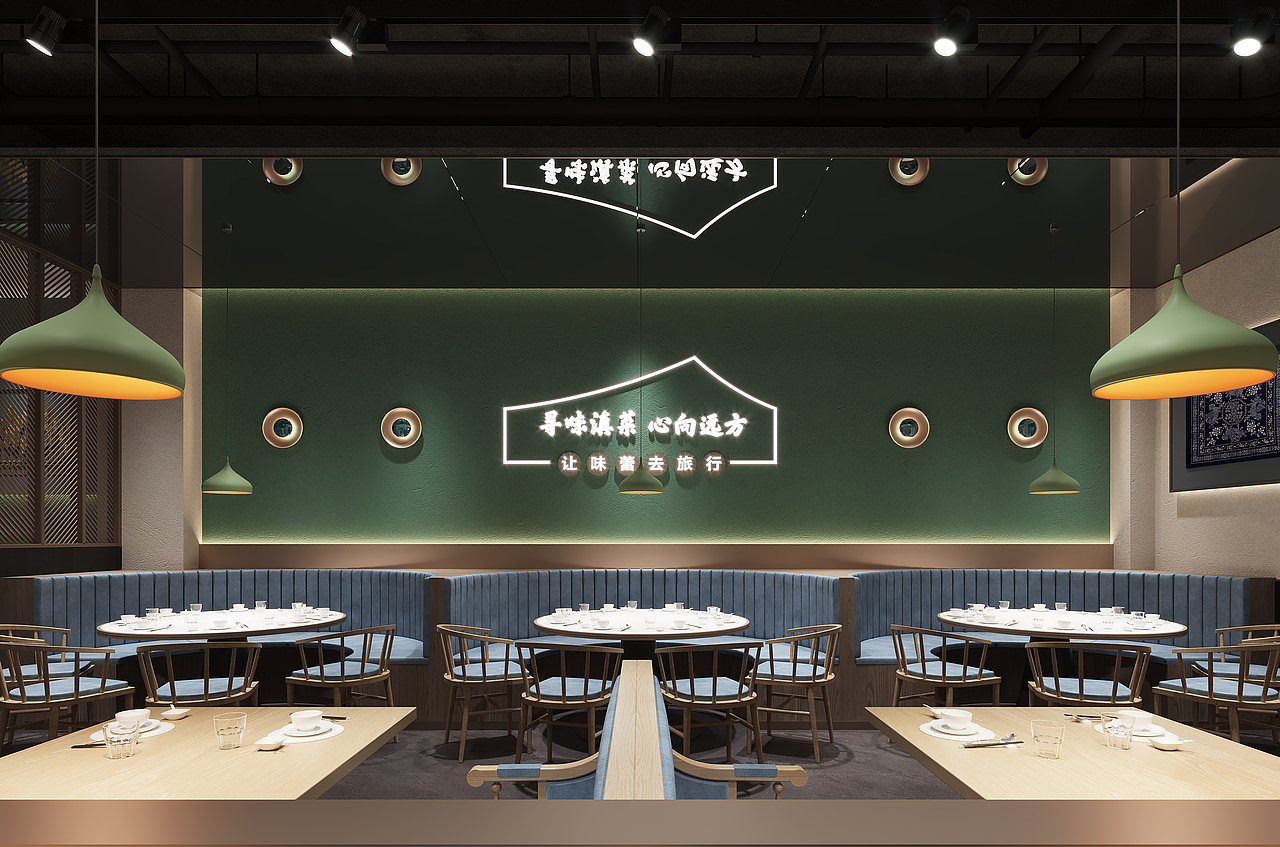 諸暨寶龍廣場弄堂邊邊云南特色餐廳設(shè)計（圖ZMjUyMjU1NDcy） - 酒店餐飲設(shè)計 - 站酷設(shè)計師小四月design原創(chuàng)素材 - 站酷ZCOOL