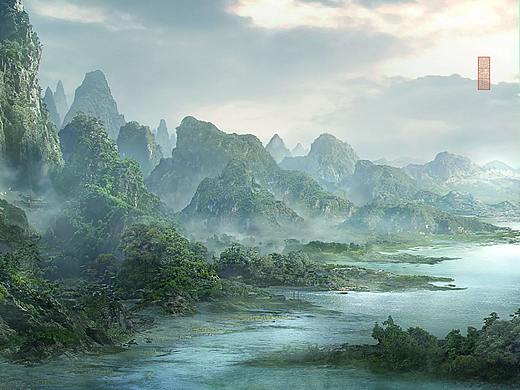 五代 董源-《夏山图》