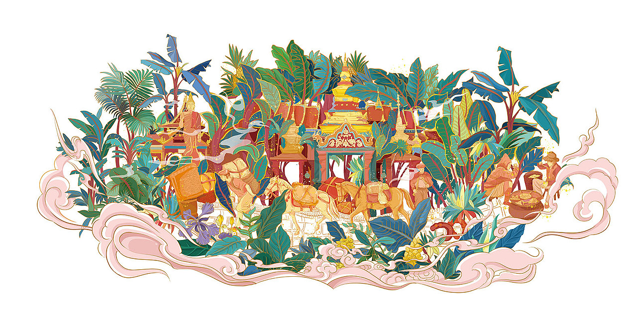润物设计2020插画集1（图ZMjQyMjgwNjA4） - 商业插画 - 站酷设计师润物志原创素材 - 站酷ZCOOL