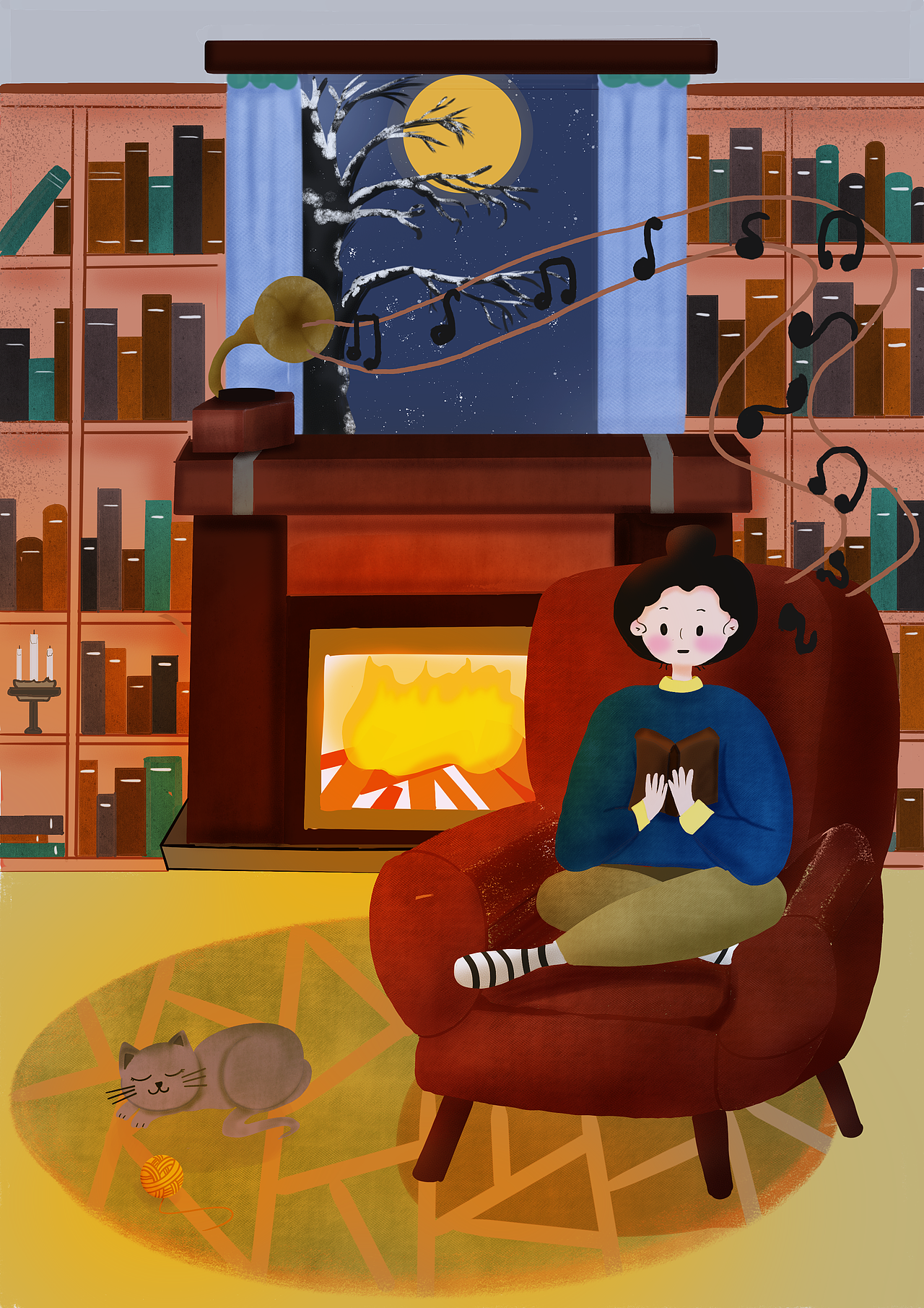 一个人温暖的小时光（图ZMjgwNDk2MjMy） - 创作习作 - 站酷设计师瓶子Gurnny原创素材 - 站酷ZCOOL