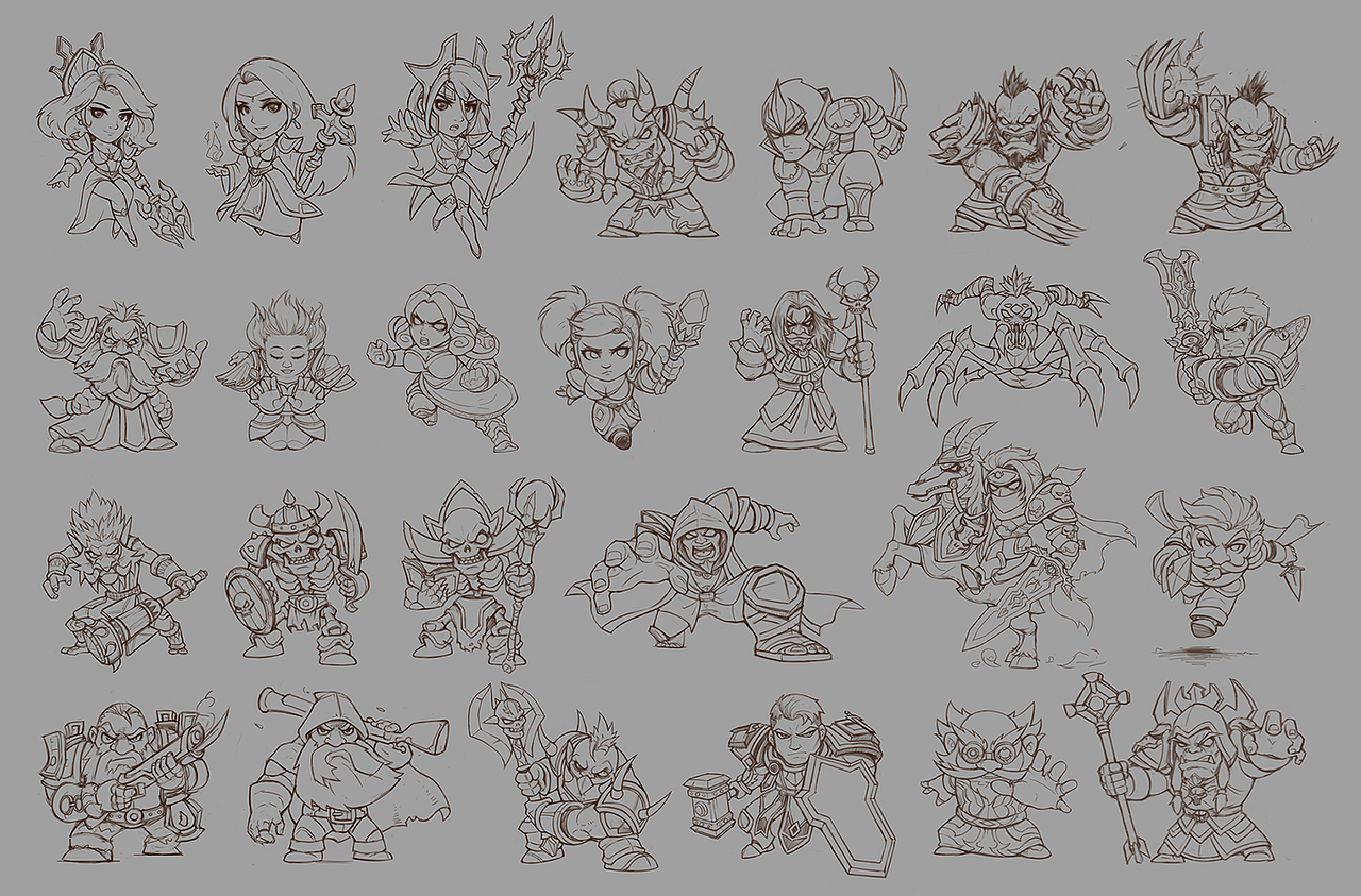 一些角色 游戏还没上 成品就先不发了。