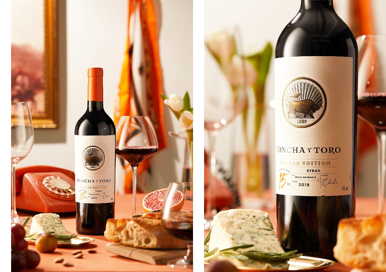 干露红酒场景拍摄