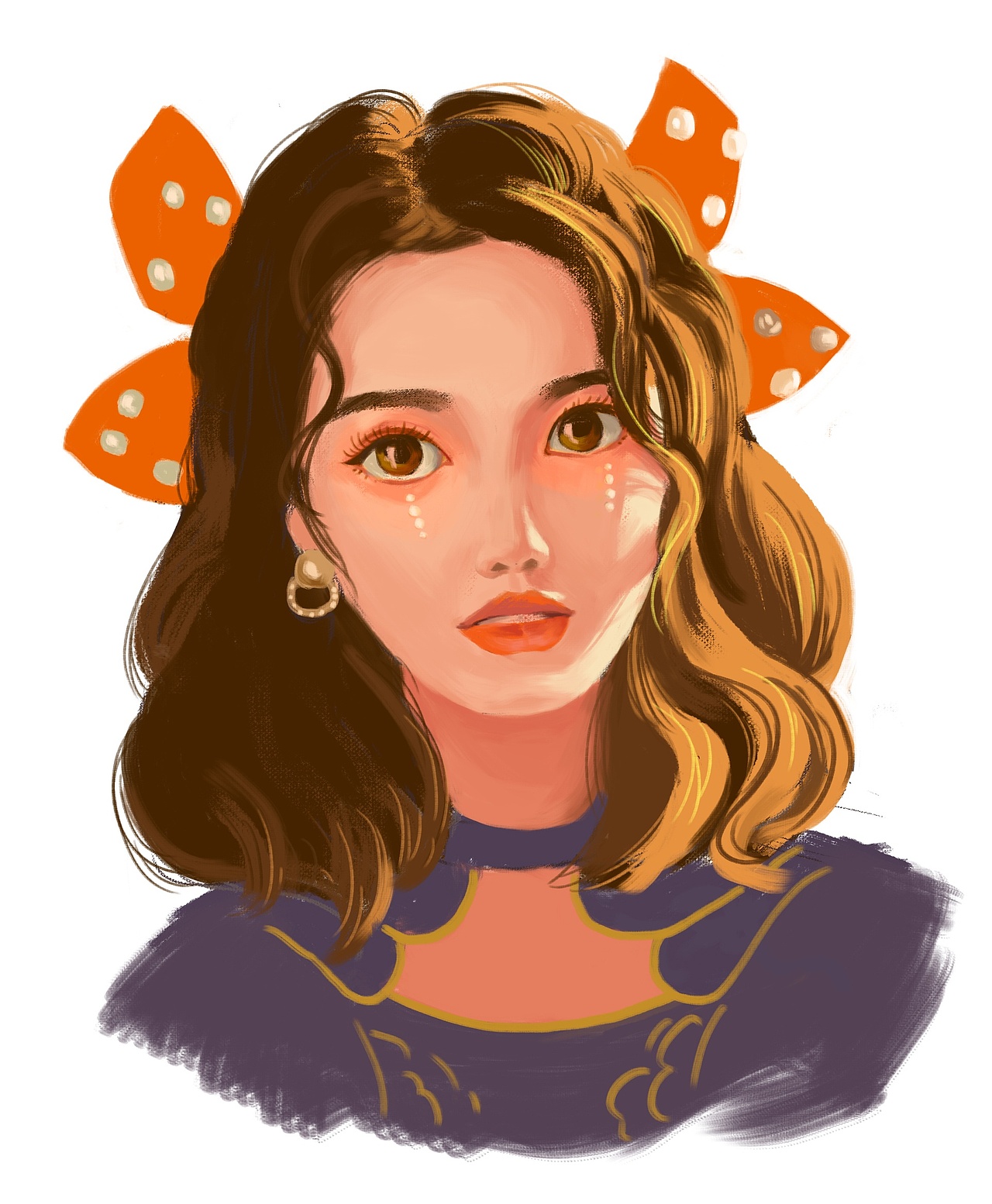 厚涂人物绘画练习（图ZMjY3ODQwMzg4） - 创作习作 - 站酷设计师蒋娇原创素材 - 站酷ZCOOL