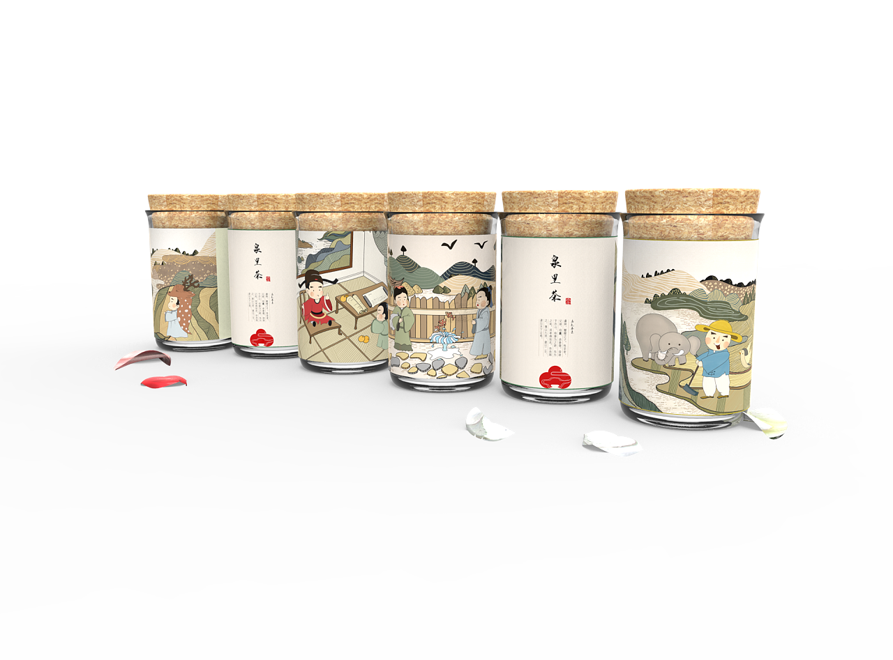 二十四孝插画产品展示