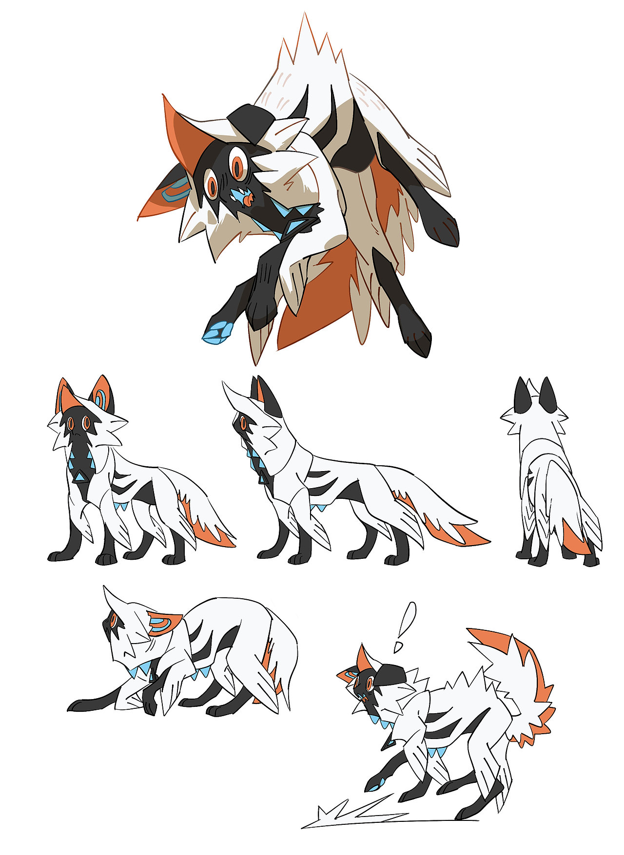 兽型角色造型练习（图ZMjE2OTU1OTky） - 艺术插画 - 站酷设计师方狼wolfl原创素材 - 站酷ZCOOL