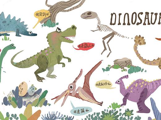 儿童插画中动物们