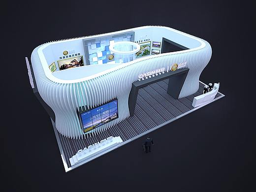 地产展会  展馆展会设计 3D效果图设计