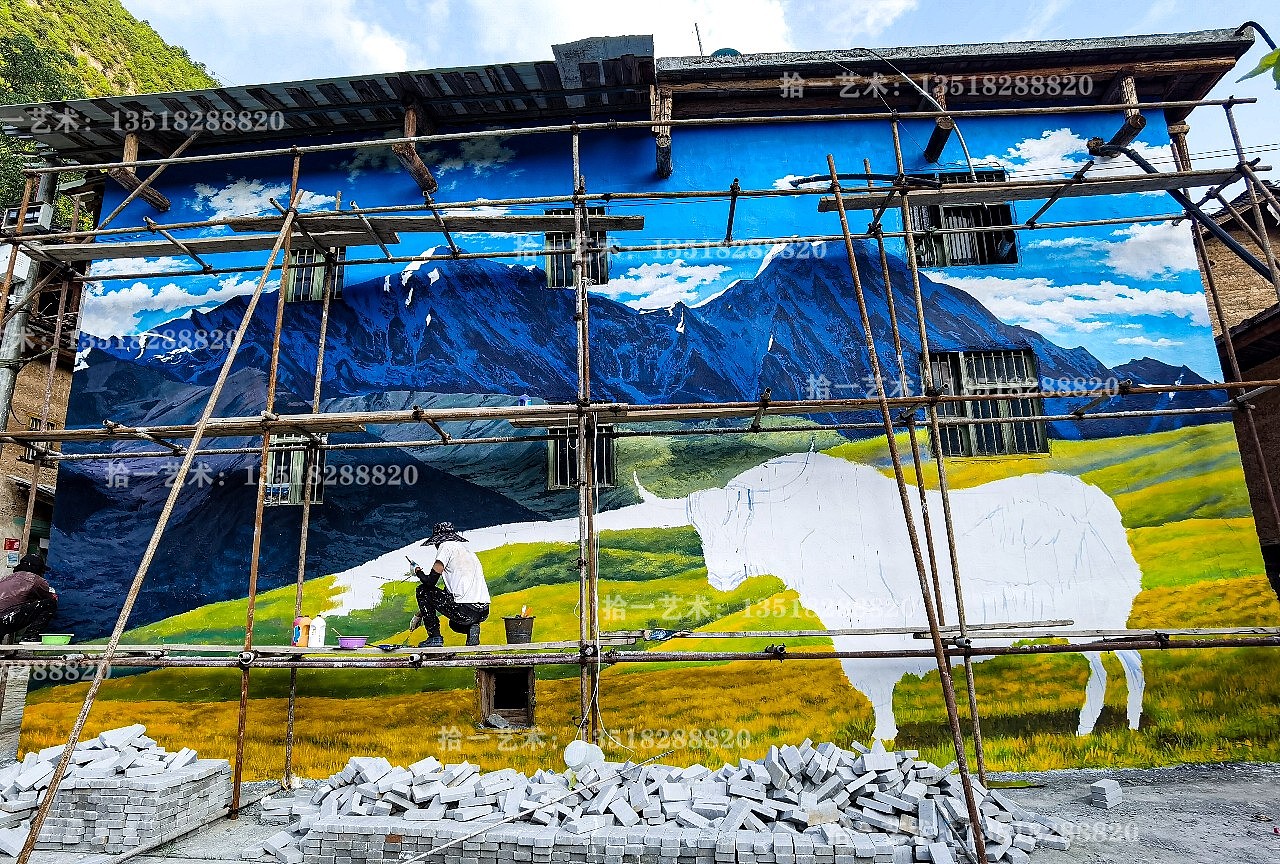 【成都壁画师·谭谭】写实3D壁画墙绘作品（图ZMzc3MzQ4NTYw） - 绘画 - 站酷设计师成都壁画师谭谭原创素材 - 站酷ZCOOL