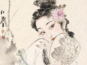中国美术家协会会员刘红琴人物画欣赏