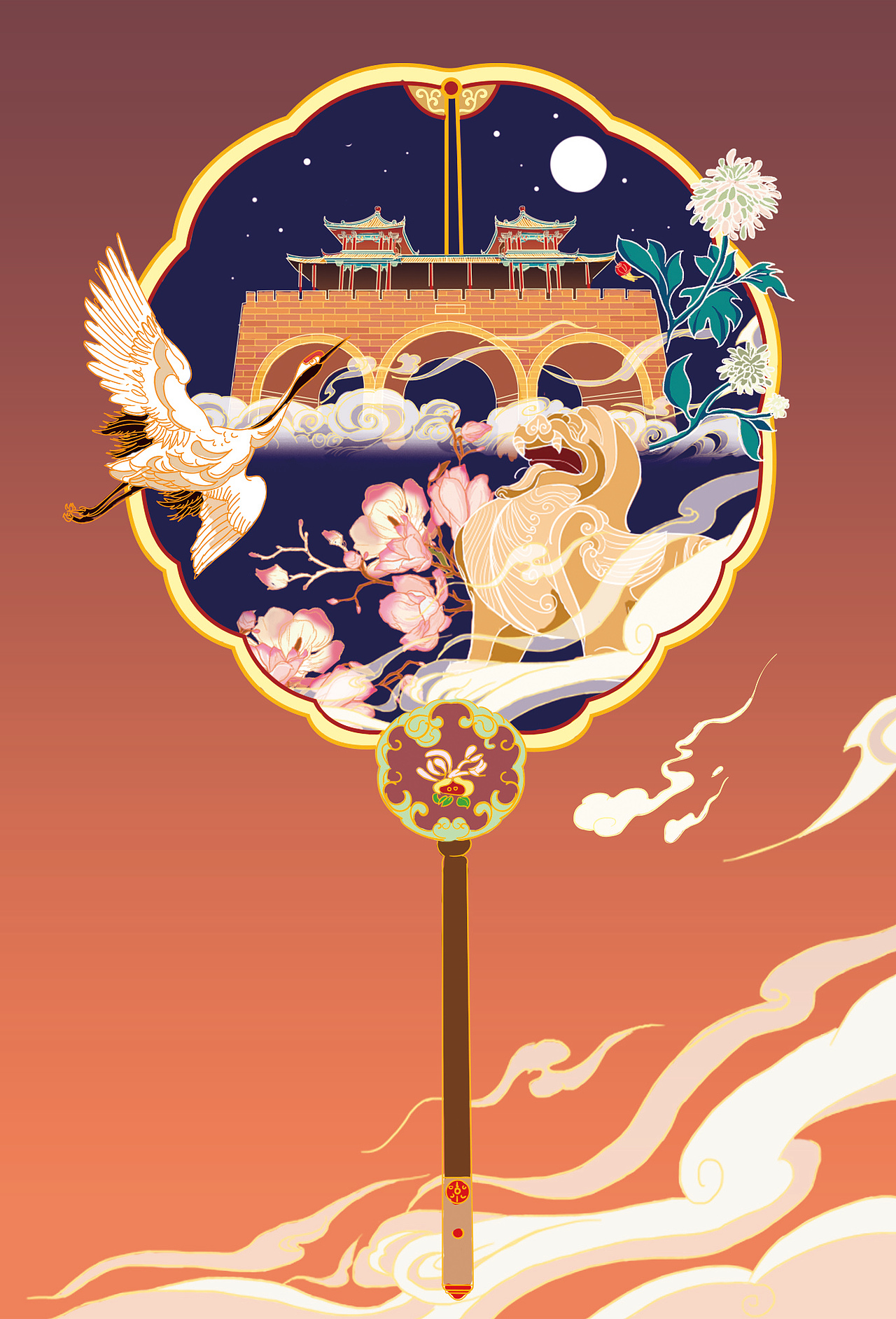 中秋（图ZMjI2NDIxNTI0） - 商业插画 - 站酷设计师DRKO原创素材 - 站酷ZCOOL