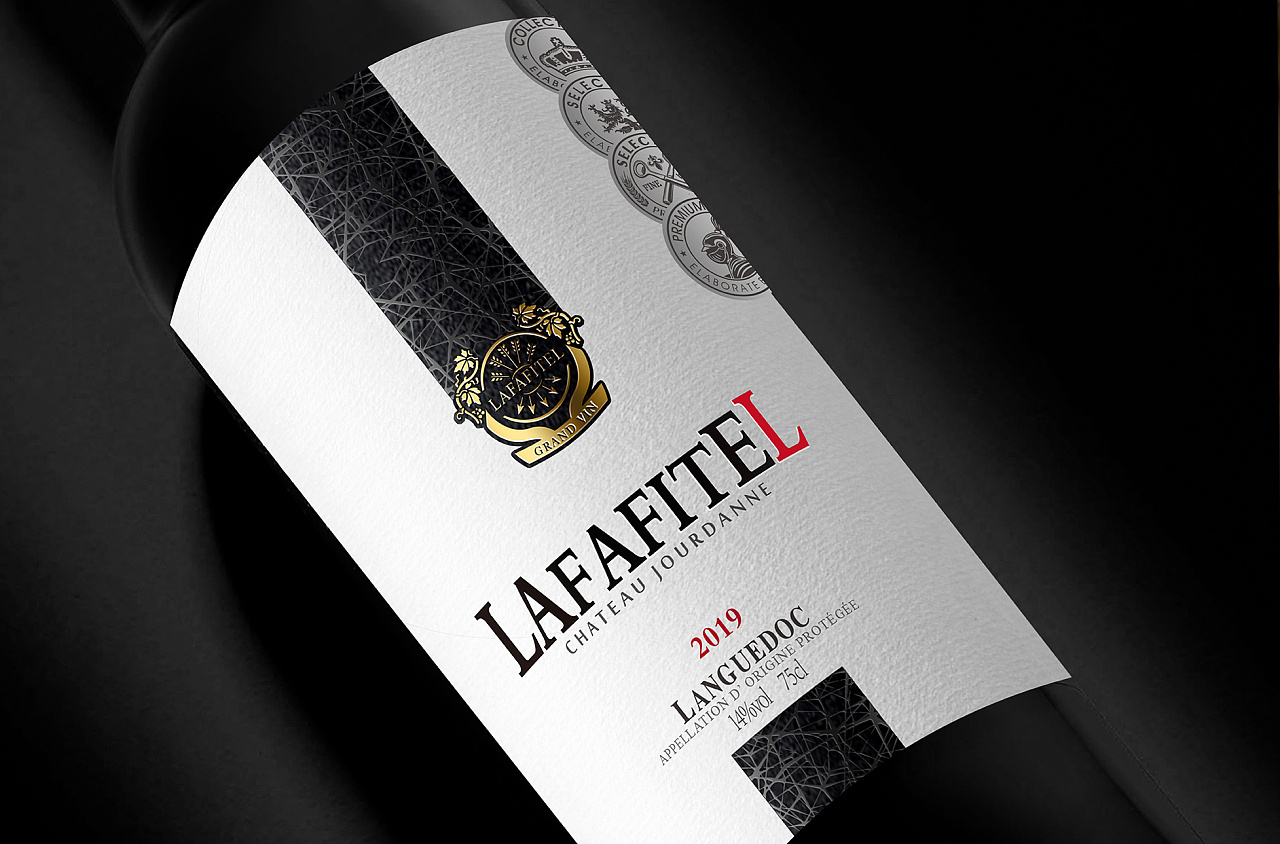 红酒酒标设计葡萄酒酒标包装