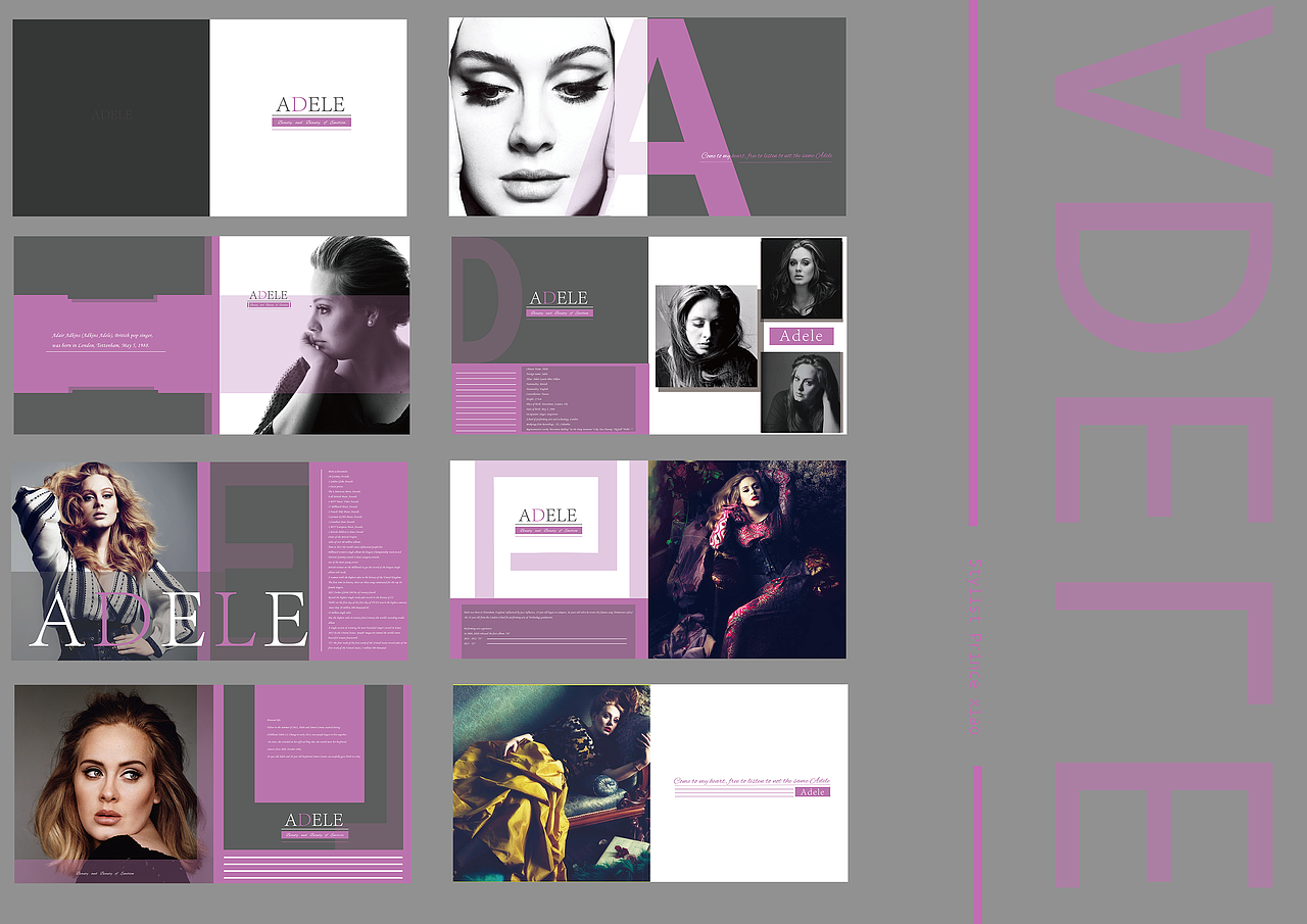 画册设计-明星画册（图ZNjE0ODk4Mjg=） - 书籍/画册 - 站酷设计师面带微笑一切都好原创素材 - 站酷ZCOOL