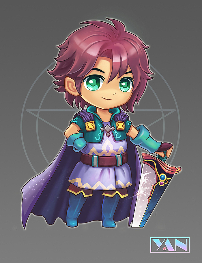 几个Q版角色图（图ZMzIzMDYyNTY=） - 游戏原画 - 站酷设计师雪灵酉原创素材 - 站酷ZCOOL