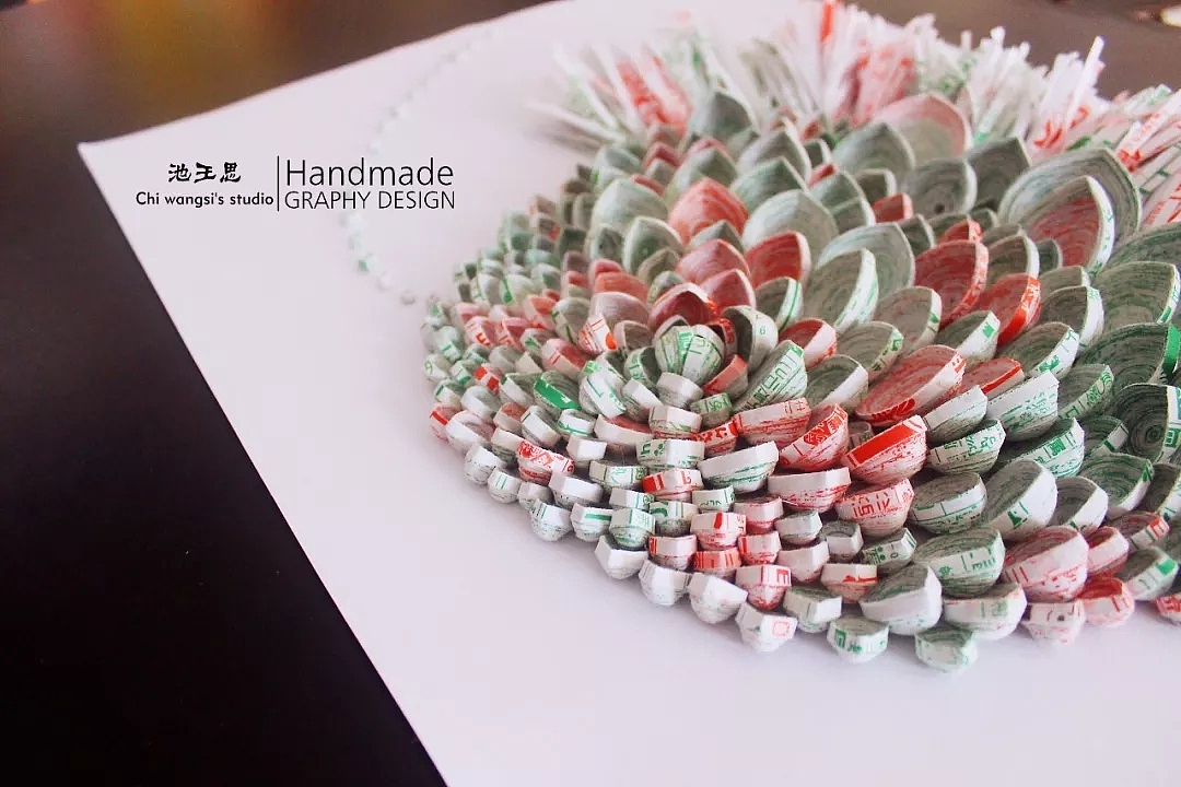 衍纸原创作品:《花时间》