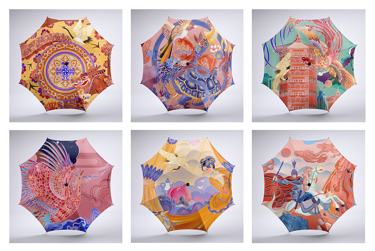 张掖丹霞平山湖大峡谷插画设计（图ZMzcyODMyNzg4） - 商业插画 - 站酷设计师M_aureen原创素材 - 站酷ZCOOL