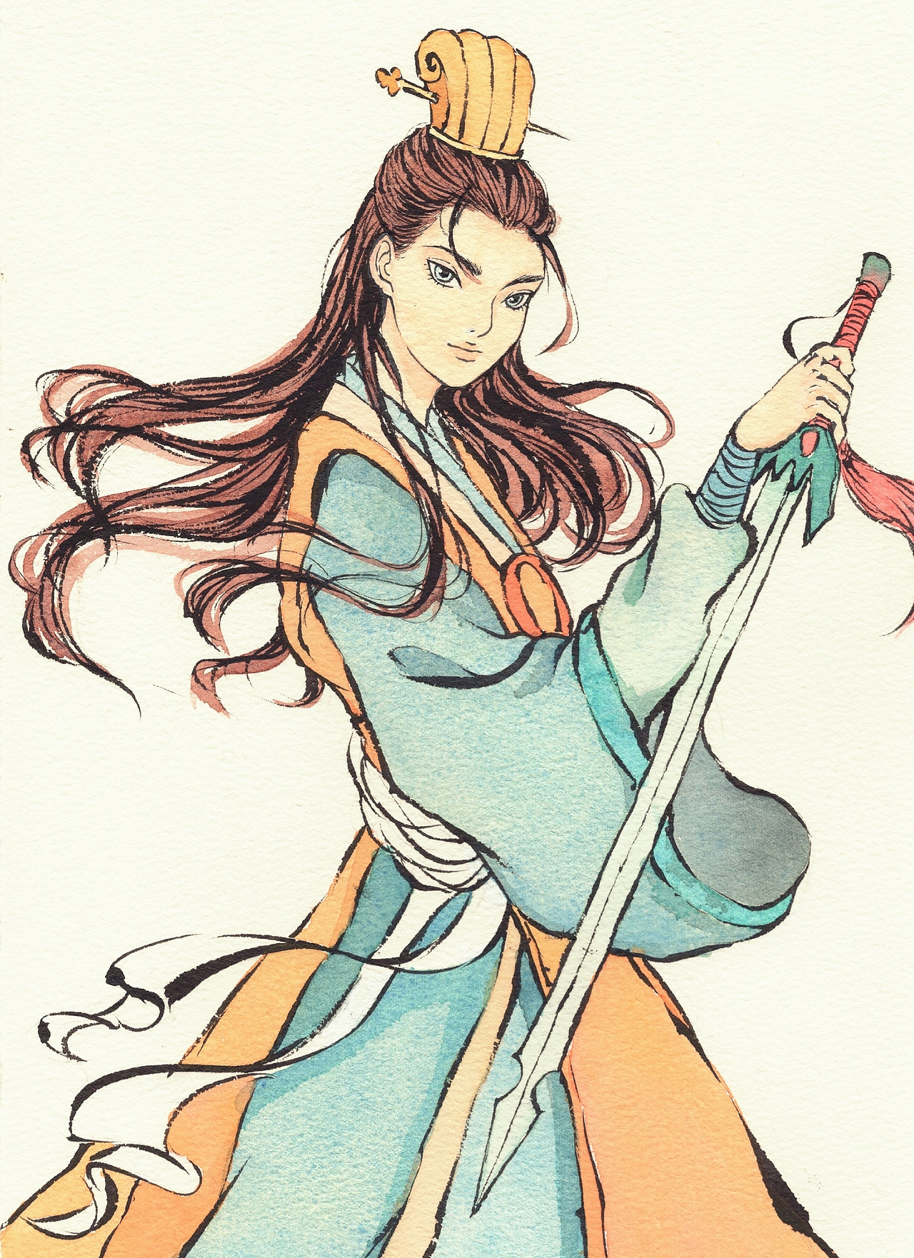 虹猫蓝兔七侠传拟人插画