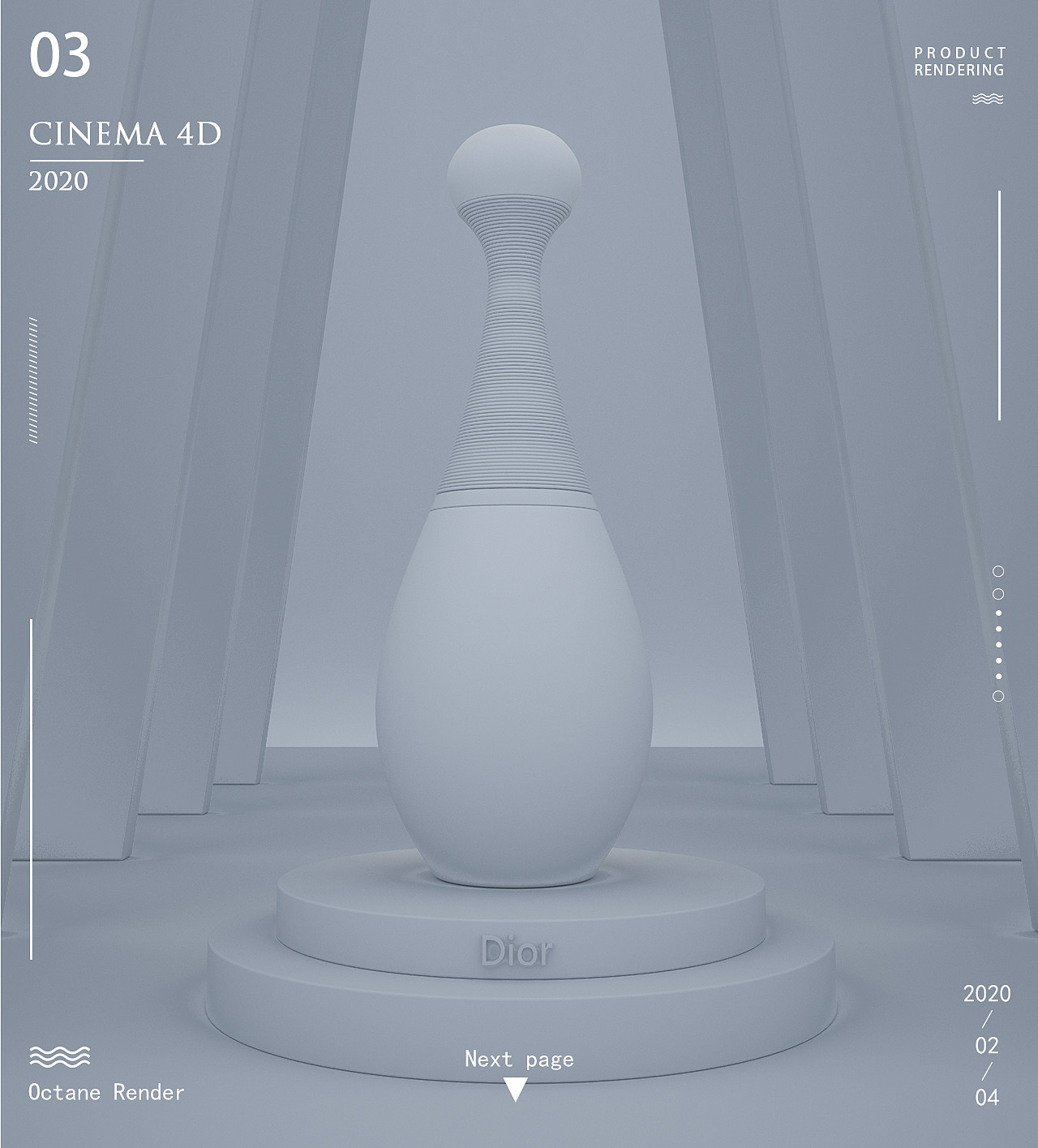 护肤类产品渲染练习（图ZMTk0Nzk2MjA4） - 生活用品 - 站酷设计师陈辰呈原创素材 - 站酷ZCOOL