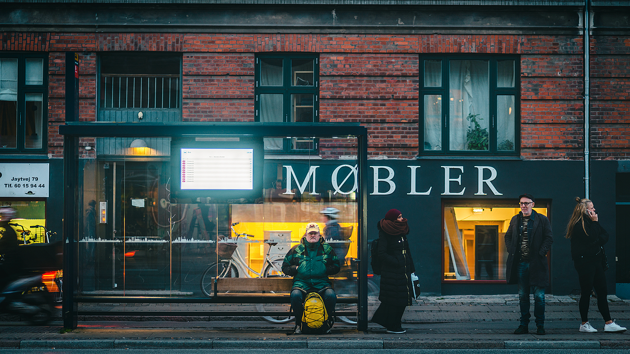 哥本哈根的街头