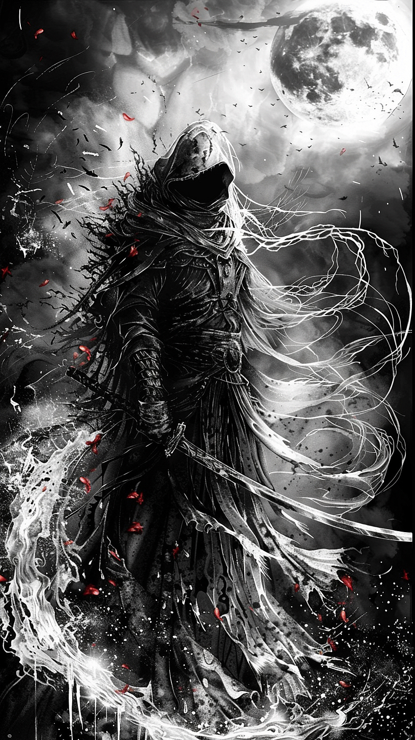 暗黑刺客（图ZMzY1MjUwMzcy） - AI作品 - 站酷设计师爱旅行的梧桐原创素材 - 站酷ZCOOL