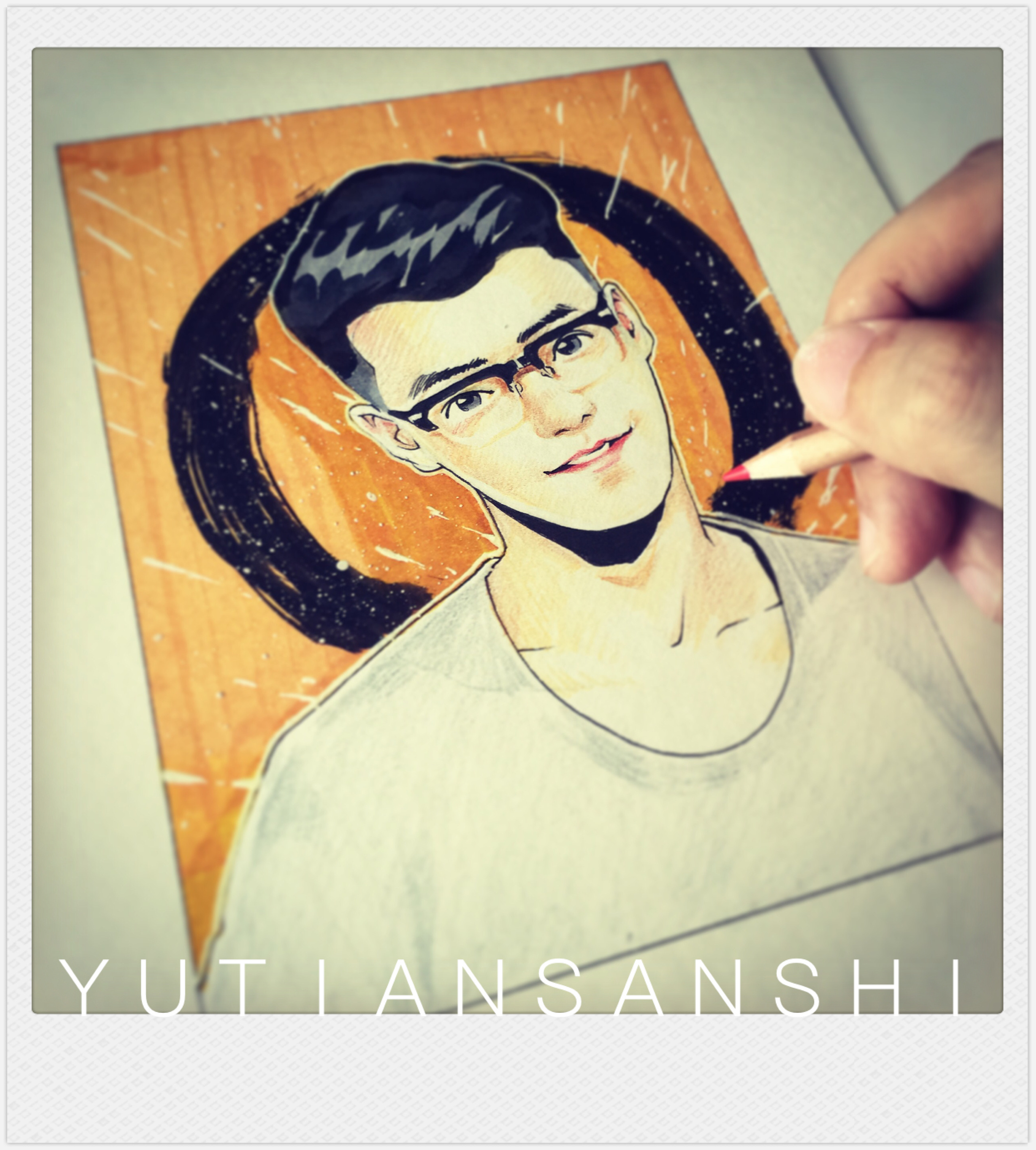 雨田三石人物头像手绘版|商业插画|插画|雨田三石 - 原创设计作品