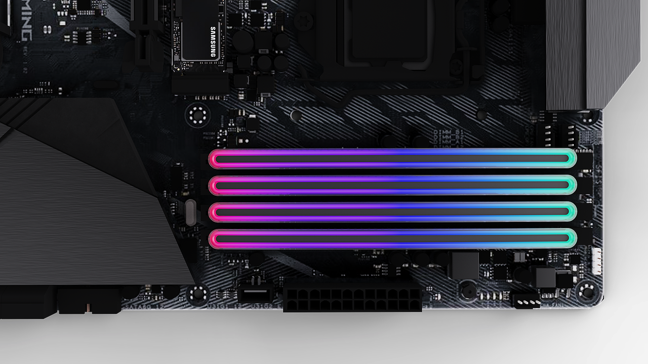 金泰克X意臣RGB游戏内存条