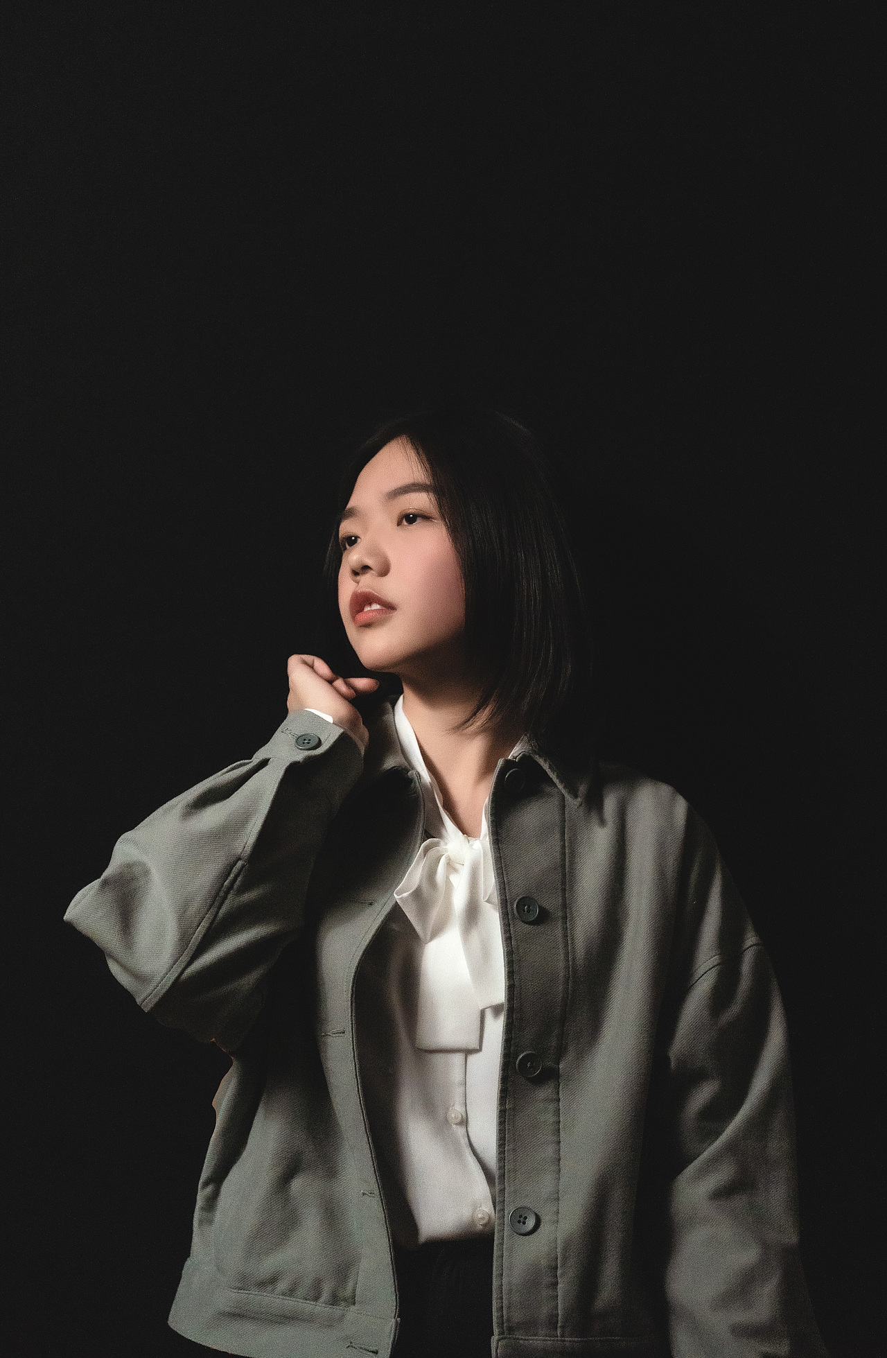 人像室内单灯练习