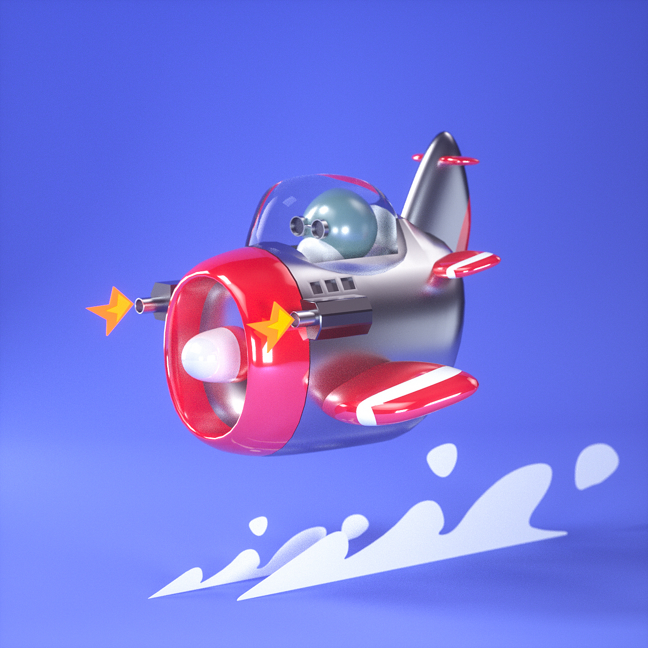 C4D作品——闲时作品