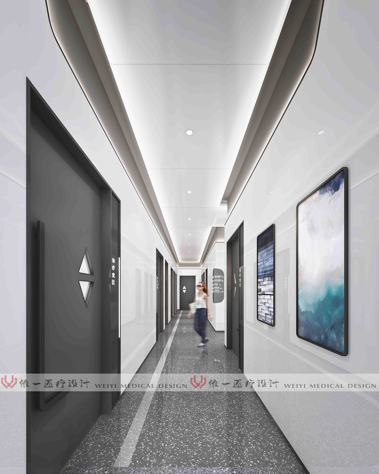 南沙中科健齒種植中心（圖ZMjYxMTYzMjQ4） - 商業(yè)空間設計 - 站酷設計師維一醫(yī)療設計原創(chuàng)素材 - 站酷ZCOOL