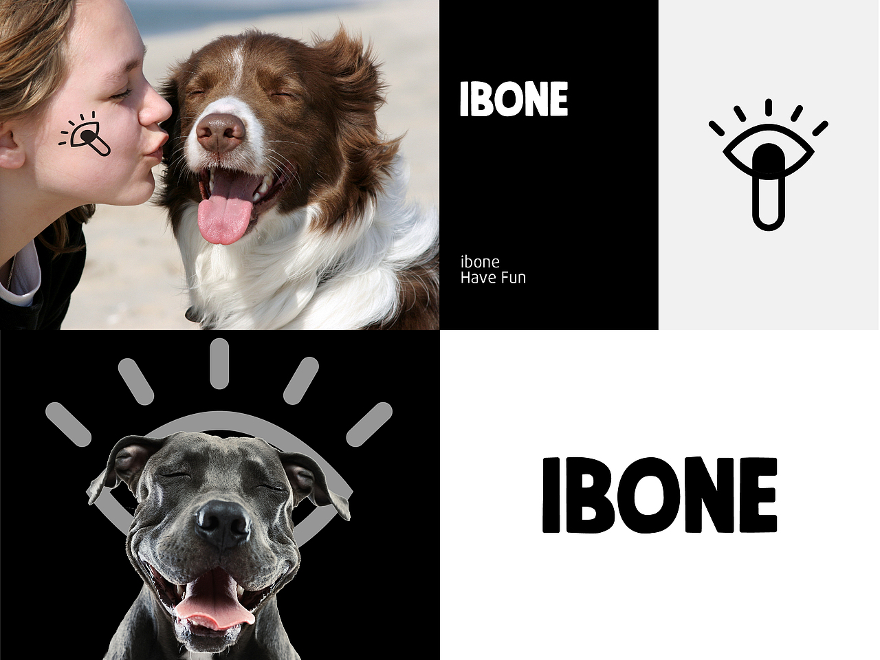 ibone宠物品牌LOGO、VI设计