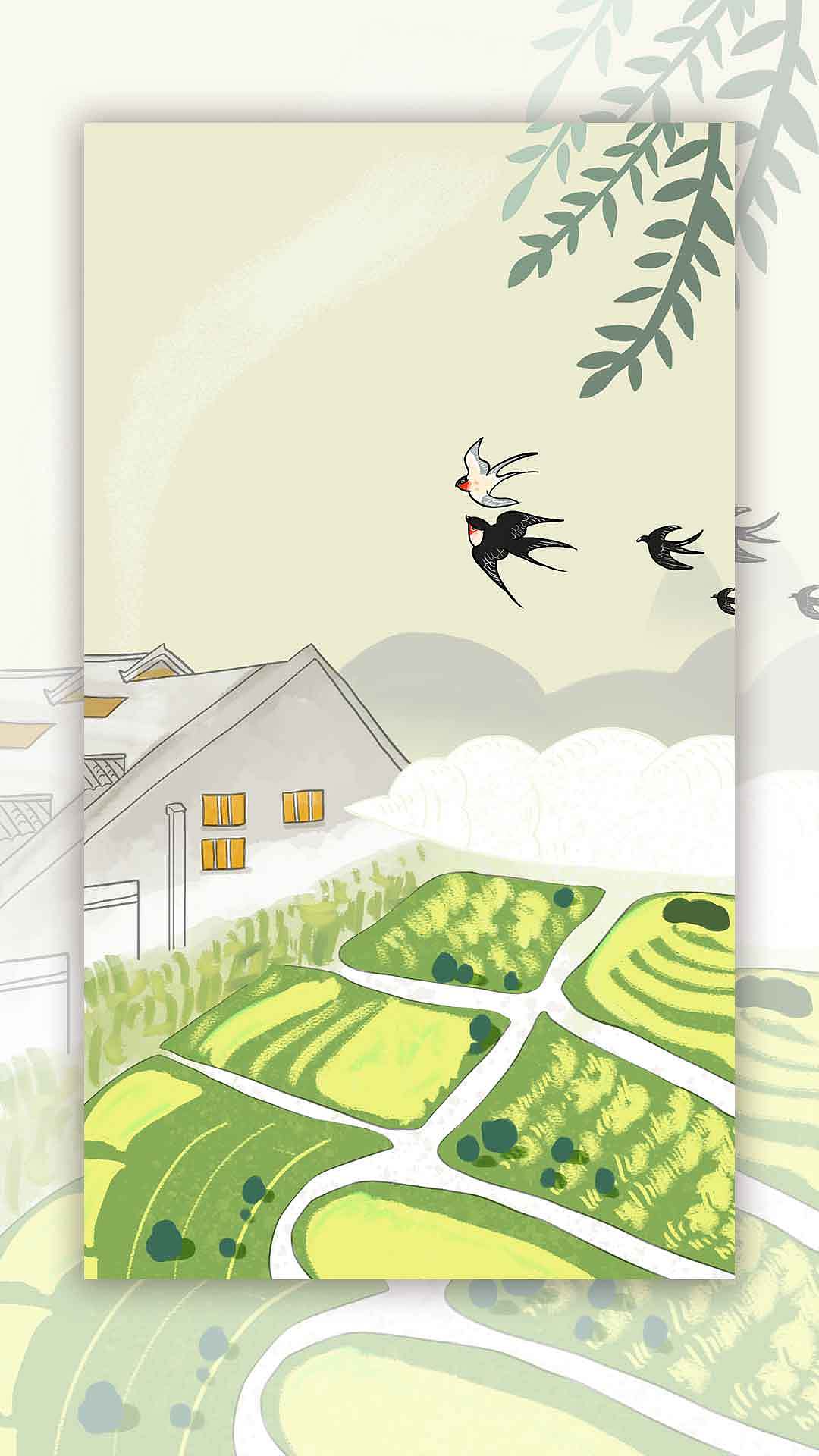 24节气插画（图ZMjg4NDk3ODc2） - 商业插画 - 站酷设计师肥肥本人原创素材 - 站酷ZCOOL