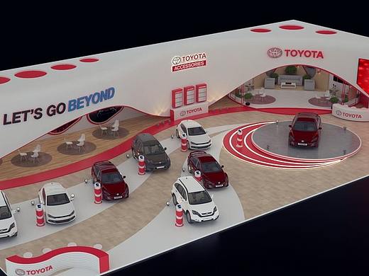 国外案例分享 车展 TOYOTA