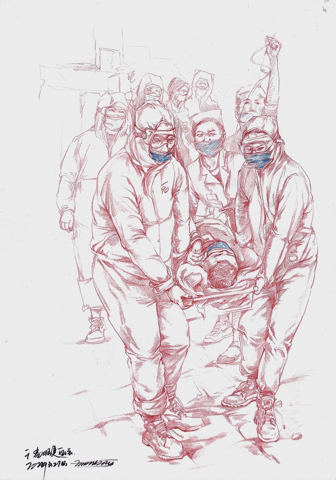 人物速写（图ZMjQ5MTE3MTc2） - 绘画 - 站酷设计师爱画画的沁原创素材 - 站酷ZCOOL